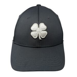 Black Clover BC Journeys Fitted Hat Gray Medium Live Lucky W/Tags